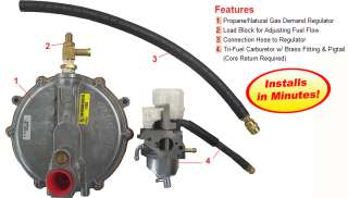 Generator Portable Propane Natural Gas Tri Fuel Kit  