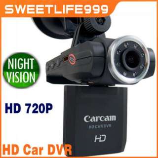Hd 720p car DVR Vechicle Carcam Car Camcorder night vision rotatable 
