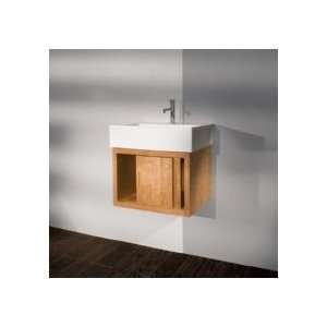 Lacava Wall Mount Under Counter Vanity W/ Two Bypass Sliding Doors 