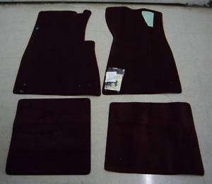 1963 66 Dodge Dart Custom Burgundy Carpet Floor Mats  