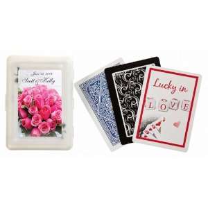 Baby Keepsake Bridal Bouquet Design Personalized Playing Card Favors 
