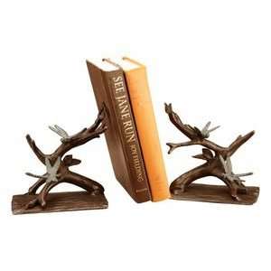  Dragonfly Bronze Bookends Set Pair