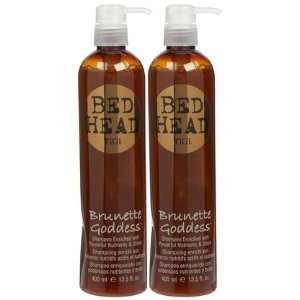 TIGI Bedhead Brunette Goddess Shampoo, 13.5 oz, 2 ct (Quantity of 3)