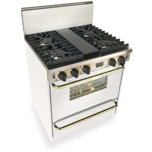Five Star WTN 281 7SW 30 Pro Style Natural Gas Range with 4 Sealed 