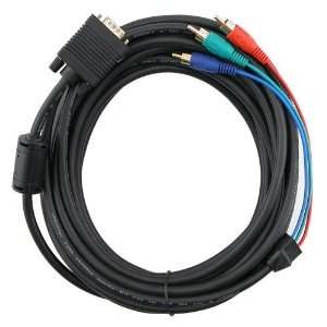  Wired Up Premium 7.62M VGA to RCA Component Cable M/M 