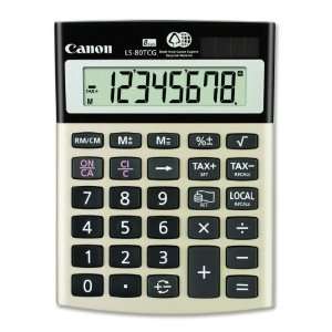  Calculator,8 Character(s)   LCD   Battery, Solar Powered   Black