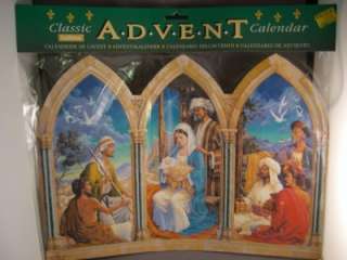 Classic Nativity Advent Countdown Calendar Christmas  
