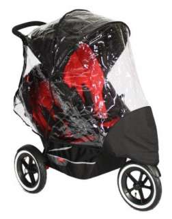   PHIL&TEDS STORMY WEATHER COVER FOR DOUBLE CLASSIC OR EXPLORER STROLLER