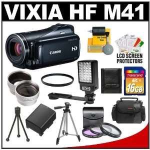  Canon Vixia HF M41 Flash Memory HD Digital Video Camcorder 