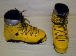   Expe 3 System Mens Yellow Ice Climbing Boots Shoes Size 9 US  