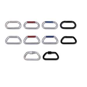  Stansport 8025 Semi Oval Carabiners, Red Gate Aluminum 