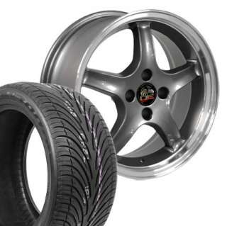 17 8/9 Gunmetal Cobra R Wheels Nexen Tires Rims Fit Mustang® 79 93 