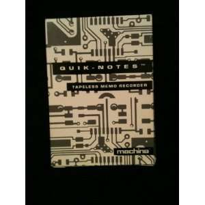  Quik Notes Tapless Memo Recorder (M 6120B) Electronics