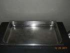 used vollrath 2002 5 stainless steel buffer serving pan commercial