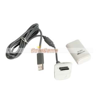 NEW PLAY AND CHARGE KIT Battery FOR XBOX 360 XBOX360  