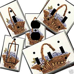 food bk Blueberry Basket Light Switch Cover wall plate  