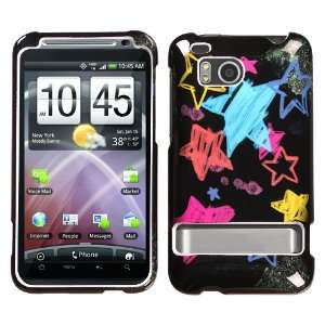 Chalkboard Star Black Phone Protector Cover for HTC 