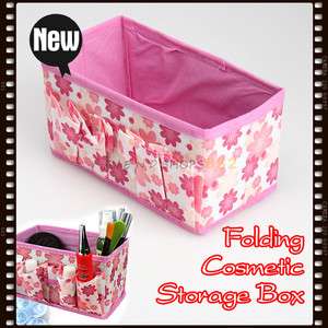 Make Up Cosmetic Storage Box Container Folding Bag Case Stuff 