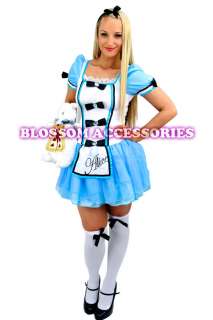  in Wonderland Ladies Disney Fancy Dress Up Halloween Costume Outfit