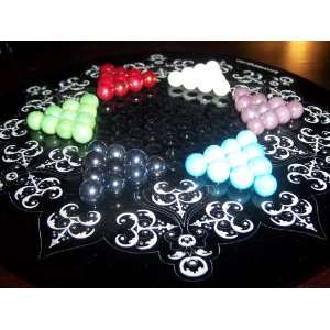  Victorian Chinese Checkers game set 
