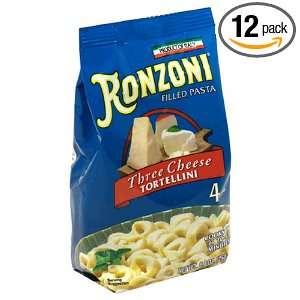 Ronzoni Tortellini, Three Cheese, 8.8 Ounce Packages (Pack of 12)