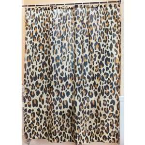  Leopard Shower Curtain Safari Bathroom
