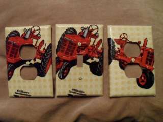 Light Plate/Outlet Covers w/ International Tractors  