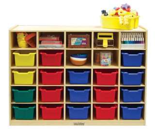 Ecr4kids Art & Craft kitsToy Storage Cabinet with 25 Bins (Primary 
