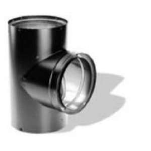  Chimney 69182 Dura Vent 8 Inch Double Wall Black Tee With Cap 