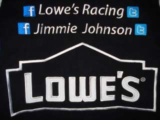 2012 SIZE XXL NASCAR SPRINT LOWES JIMMIE JOHNSON EMBROIDERED COTTON 