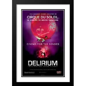  Cirque du Soleil   DELIRIUM 32x45 Framed and Double Matted 