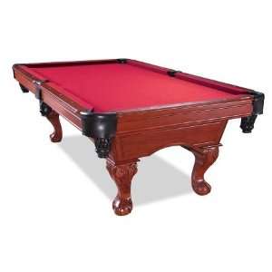  DMI Sports MFT861 8SL TBL Alamo 8 ft. Red Cloth Classic Pool Table 