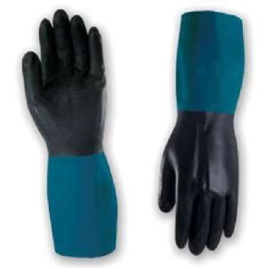  Cleaning Gloves,Latex,26 mil.,Flocked Lining,13Gauntlet 