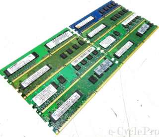 8x 1gb  PC2 6400  800MHz  NON ECC  Desktop DDR2 Memory Modules 