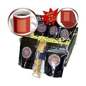   striped and damask ribbon frame   Coffee Gift Baskets   Coffee Gift