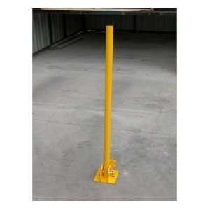 Folding Bollard   42H   Powdercoat Yellow  Industrial 