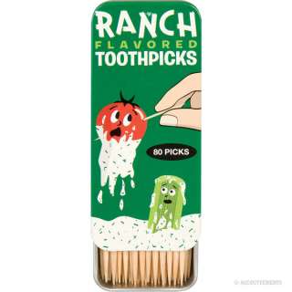 Ranch Flavored Toothpicks in Decorative Tin  
