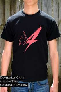 Devil May Cry 4 Logo ACG T shirt Anime Tee  