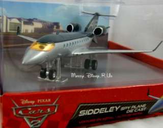  CARS 2 Siddeley Diecast Spy Jet Plane New  