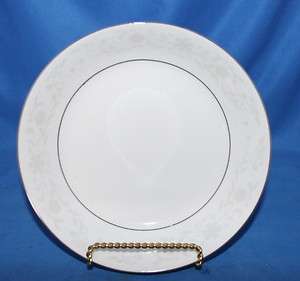 Fine China of China Dinnerware Round Serving Bowl White /gray Platinum 