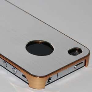 Cool Metal Aluminum Plating Hard Back Case Cover F iPhone 4 4S Verizon 