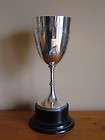 LARGE VICTORIAN ANTIQUE ENGLISH SILVER CLUB CHAMPIONSHIP TROPHY CUP 