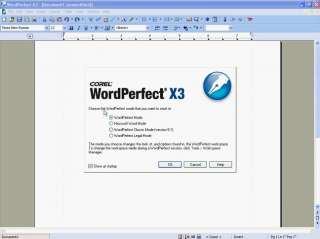  Corel WordPerfect Office X3 Home Edition Software