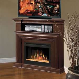  Dimplex Montgomery Nutmeg Corner Electric Fireplace Media 