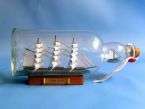 Cutty Sark Model Ship in a Bottle 11 Nautical Decor  