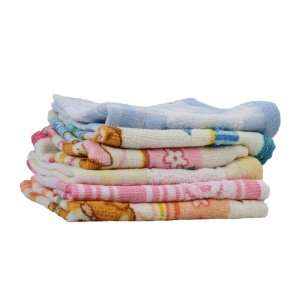  Soft Cotton Baby Towels/ Napkins   Set of 6 Everything 