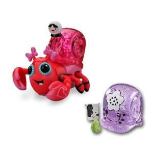   Xia Pets Combo Pack Hermit Crab Figure Turks w/Purple Shell & Friends