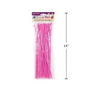  Craft Pipe Cleaners Pink, 40 pieces
