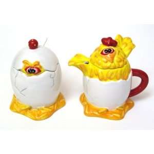  IWGAC 0179 29417 Egg Sugar & Creamer Set