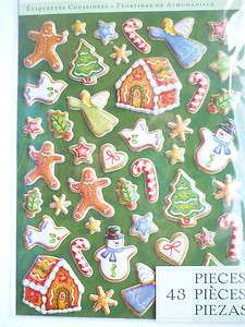 Christmas Cookies Angel Dove Gingerbread House Candy Cane K&Company 3D 